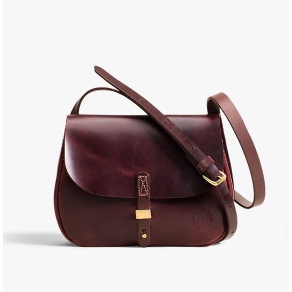 Orox Leather CO. Portland Merces Saddle Bag Mahogany‎ Crossbody Brown Boho Retro